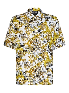 Versace Jeans Couture Baroque Print Buttoned Shirt