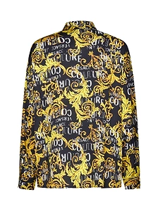 Versace Jeans Couture Baroque Printed Long Sleeved Shirt