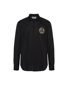 Versace Jeans Couture Logo Embroidered Shirt