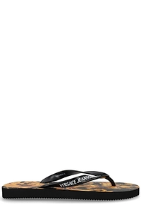 Versace Jeans Couture Logo Thong Flip-Flops