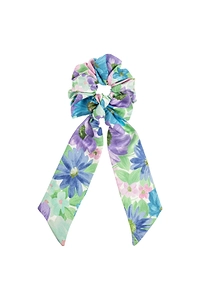 Versace Kids Floral Motif Hair Scrunchie