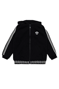Versace Kids Medusa Trim Zip Hoodie