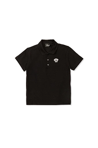 Versace Kids Medusa Embroidered Polo Shirt