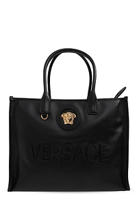 Versace Logo-Detailed Shopper Bag