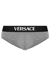 Versace Logo Intarsia Briefs