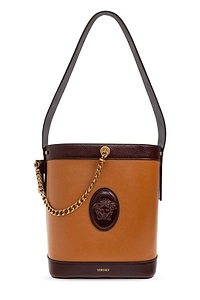 Versace Pivot Small Bucket Bag
