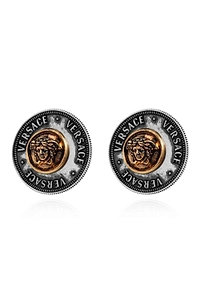 Versace Medusa Logo Stud Earrings