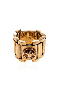 Versace Medusa Motif Band Ring