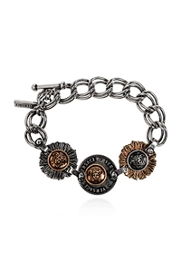 Versace Medusa Medallion Chain Bracelet