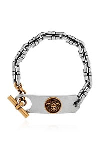 Versace Medusa Plaque Chain Bracelet