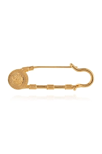 Versace Medusa Safety Pin Brooch