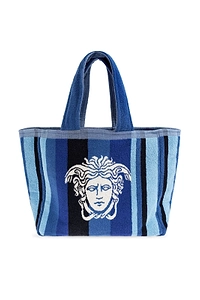 Versace Medusa Stripe Tote Bag
