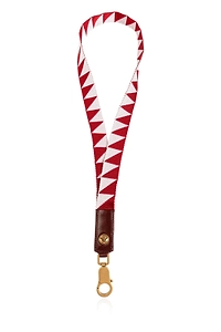 Versace Patterned Lanyard Keychain