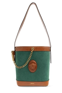 Versace Pivot Small Bucket Bag