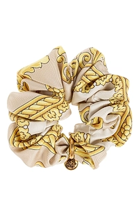 Versace Printed Twill Scrunchie