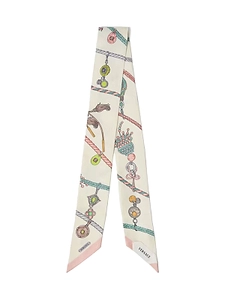 Versace Printed Twill Scarf