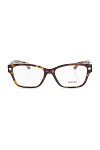 Versace Eyewear Rectangle Frame Glasses