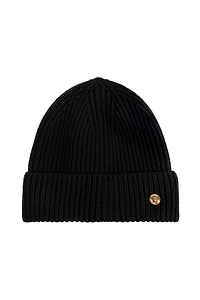 Versace Ribbed Logo Beanie Hat