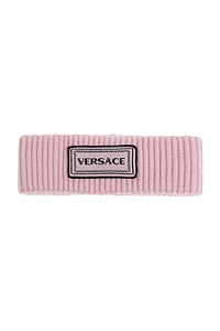 Versace Ribbed Logo Headband
