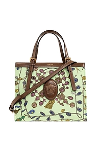 Versace Rivi Re Jewels Print Tote Bag