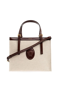 Versace Rivi Re Logo Tote Bag