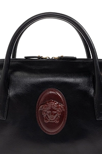 Versace Romy Logo Patch Tote Bag