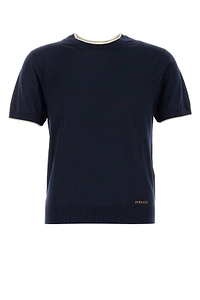 Versace Short-Sleeve Knitted Sweater