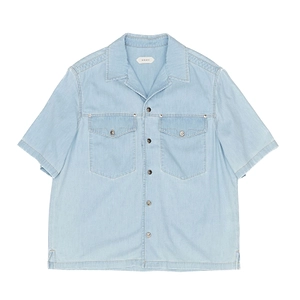 Versace Western Denim Short Sleeved Shirt