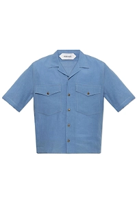 Versace Short-Sleeve Pocket Shirt
