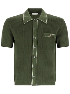 Versace Short-Sleeved Knitted Shirt