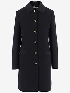 Versace Single-Breasted Button Coats