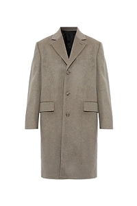 Versace Single-Breasted Long Coat
