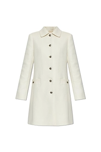 Versace Single-Breasted Long Coat