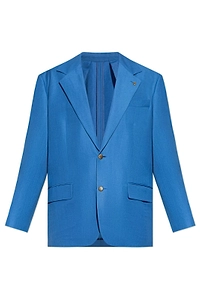 Versace Single -Breasted Oversized Blazer