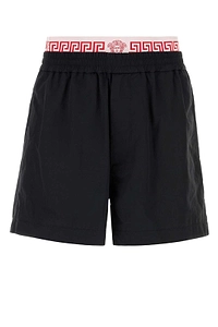 Versace Sof Logo-Waist Shorts