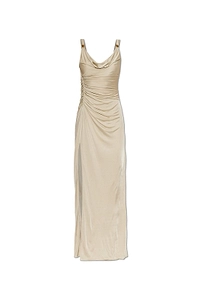Versace Slit-Detailed Maxi Dress