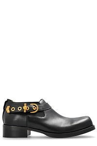 Versace Square-Toe Chelsea Boots