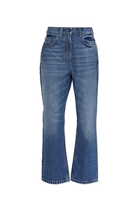 Versace Logo Patch Straight-Leg Jeans