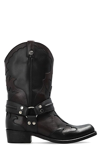 Versace Sylvester Harness Cowboy Boots