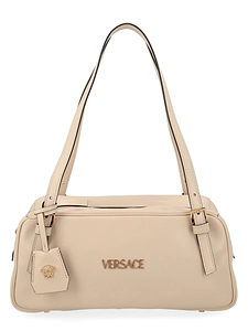 Versace Tag Logo Shoulder Bag