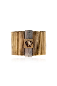 Versace Textured Medusa Cuff Bracelet