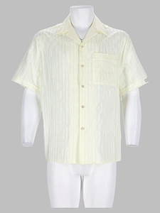 Versace Textured Short-Sleeve Shirt