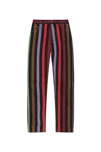 Versace Vertical Striped Jeans