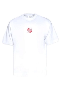 Vetements Double Biker Cross Logo T-Shirt