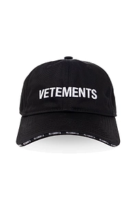 Vetements Logo Embroidered Baseball Cap