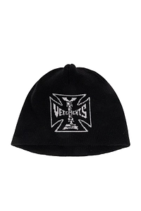 Vetements Logo Intarsia Knit Beanie