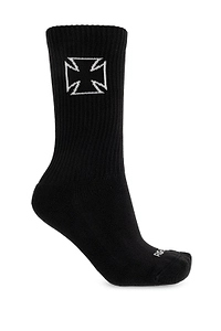 Vetements Logo Intarsia Socks