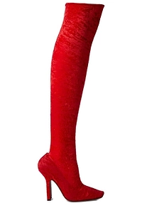 Vetements Over-The-Knee Boomerang Boots