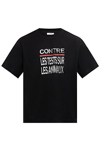 Vetements Slogan Printed Crewneck T-Shirt