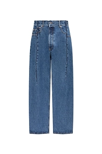 Vetements Vintage Effect Wide-Leg Jeans